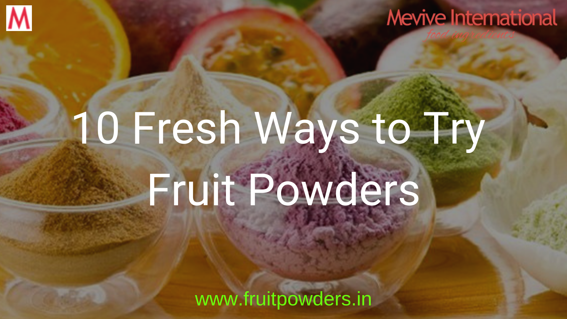 fruit powders supplier in india